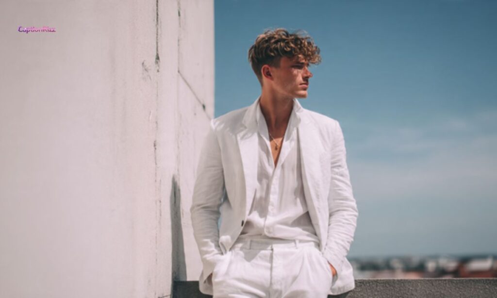 White Dress Captions for Instagram for Boy