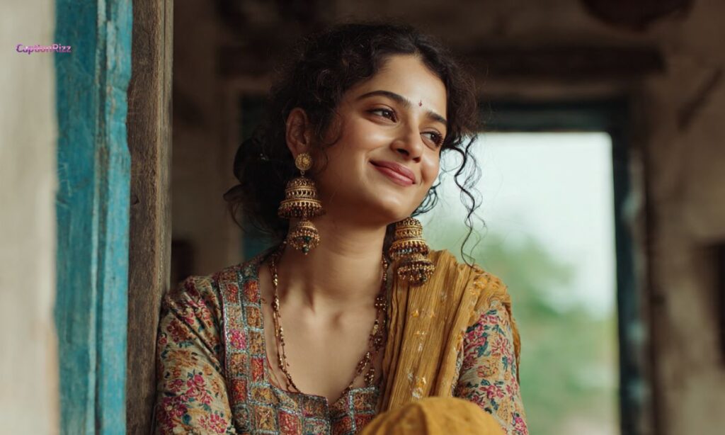 Kurti and Jhumka Captions for Instagram