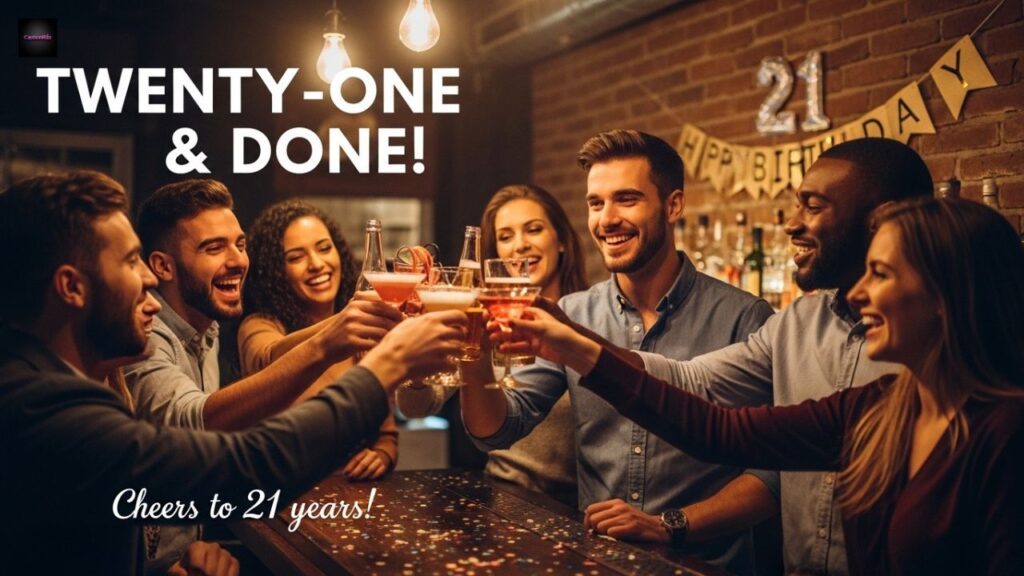 Classic 21st Birthday Vibes Captions Ideas