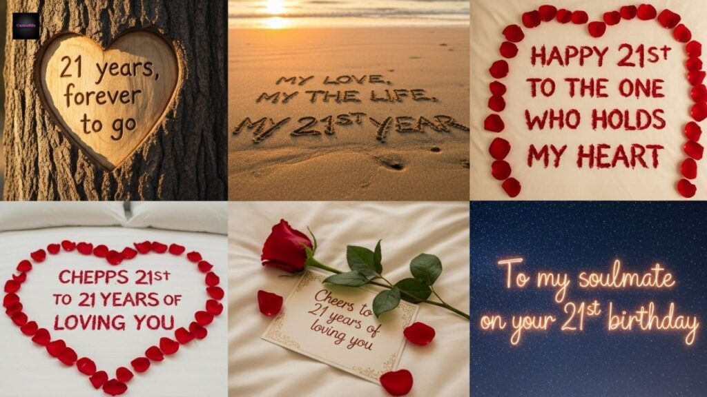 Romantic 21st Birthday Captions Ideas
