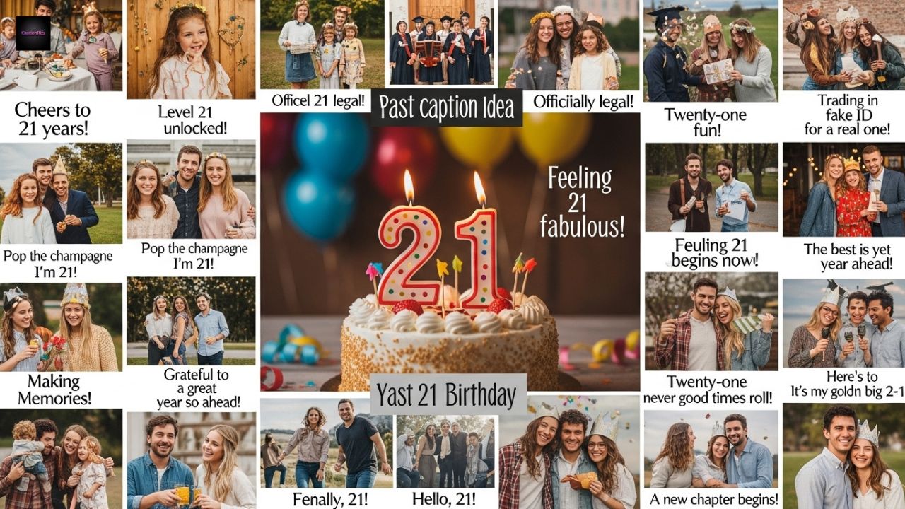 800+Best 21st Birthday Captions Ideas to Rock Your Big Day