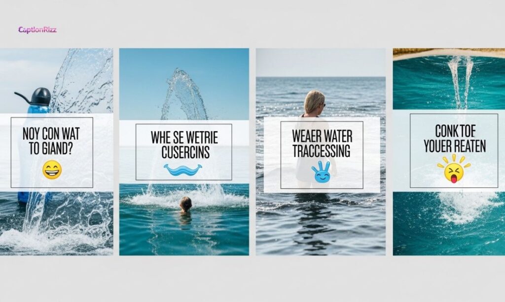 Cute Instagram Captions About Water