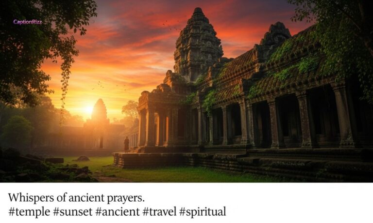 Temple Captions for Instagram