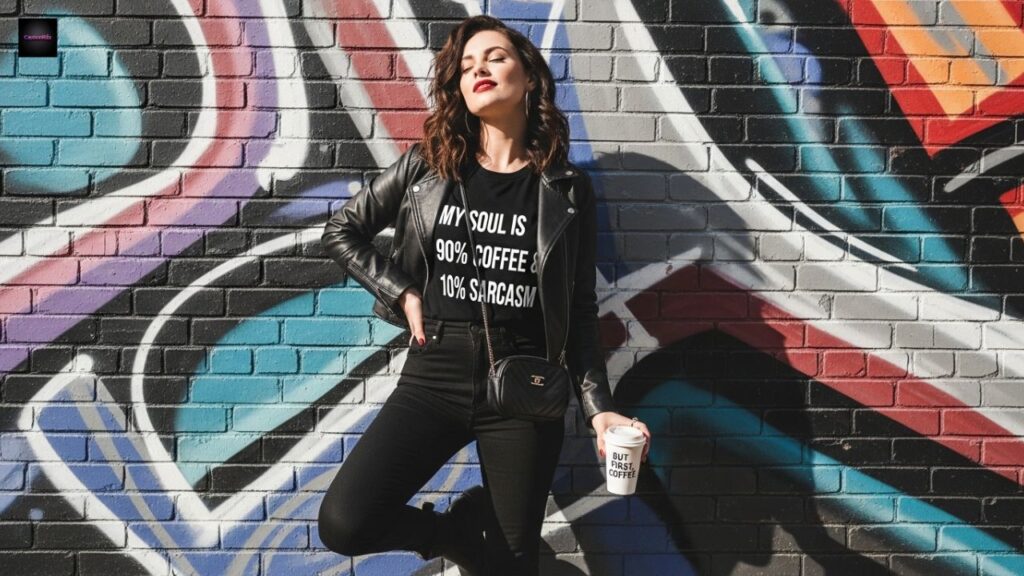 Aesthetic Black Outfit Captions