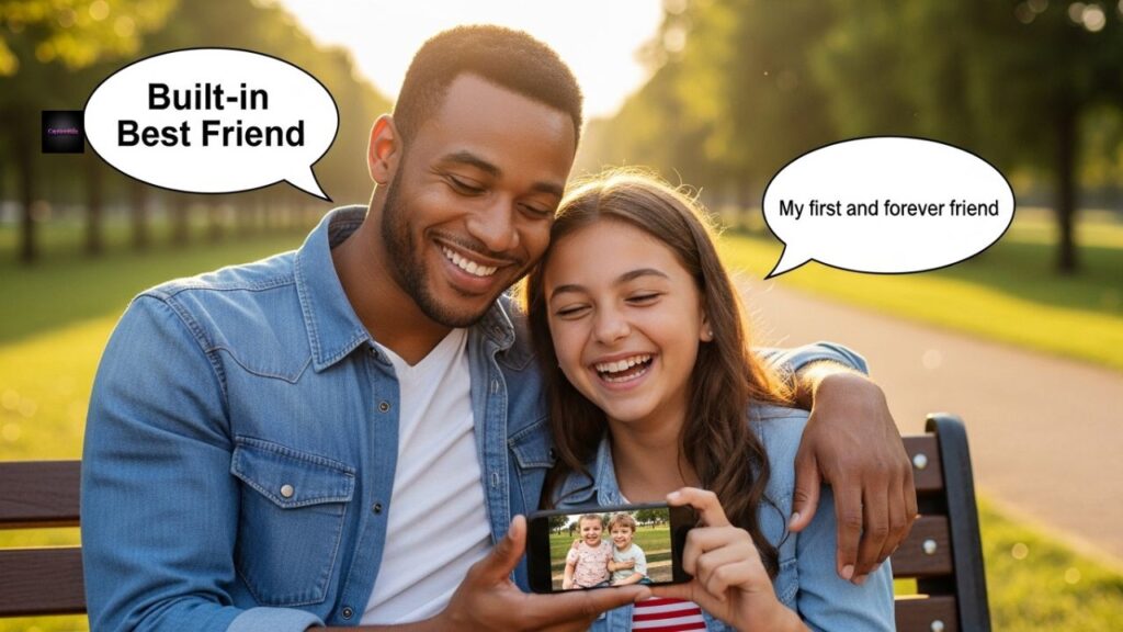 Sibling Goals Captions with Brother