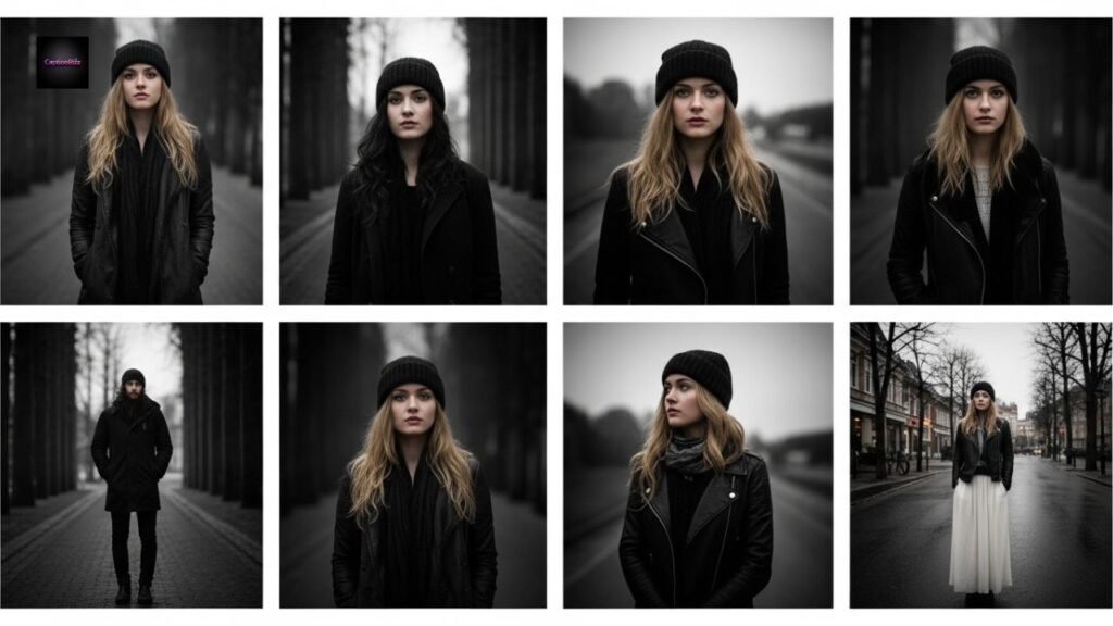 Short Dark Captions for Instagram