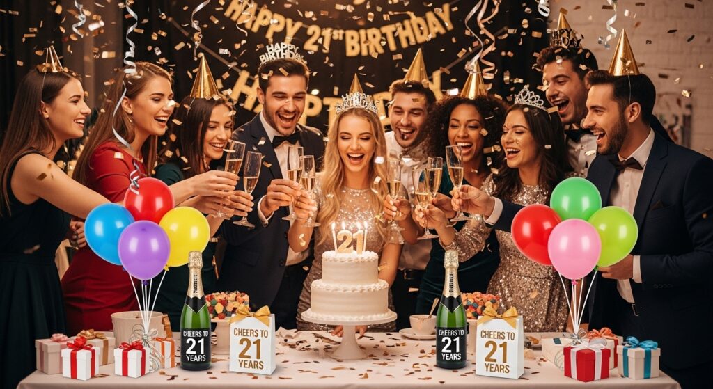 21st Birthday Captions Ideas for Friends
