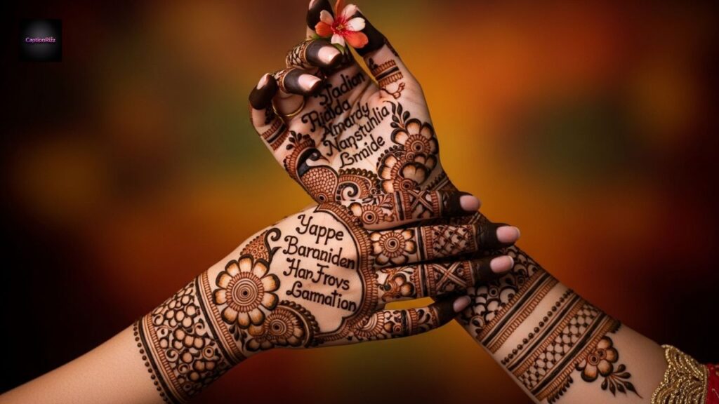 Lyrics Mehndi Captions for Instagram