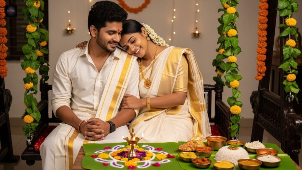 Onam Captions For Couples