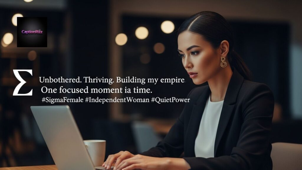 Sigma Female Captions for Instagram