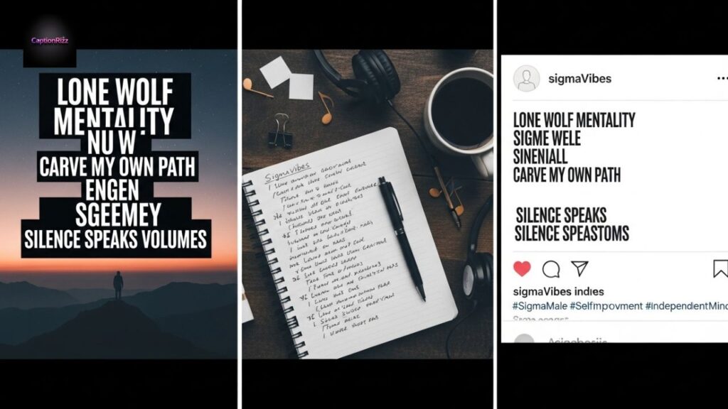 Sigma Captions for Instagram Posts