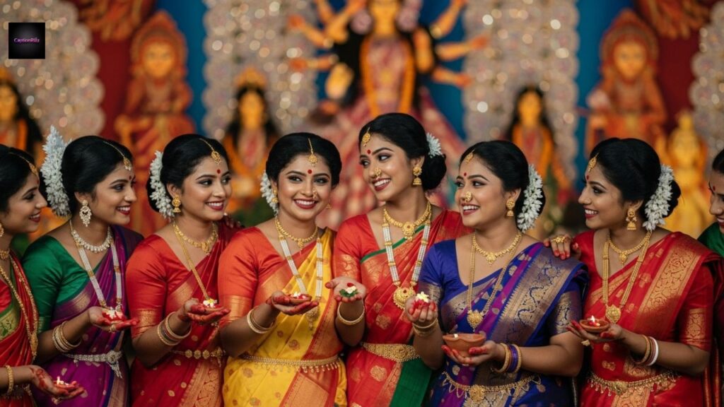 Bengali Puja Captions for Instagram for Girls