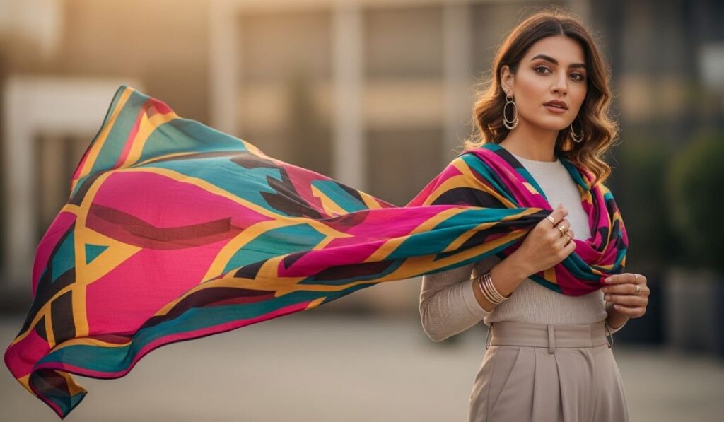 Flying Dupatta Captions
