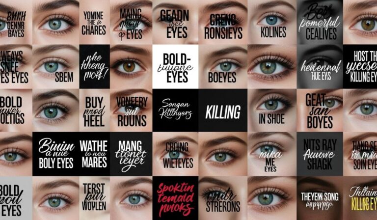 700+Killing Eyes Captions for Instagram: Bold, Mesmerizing Lines