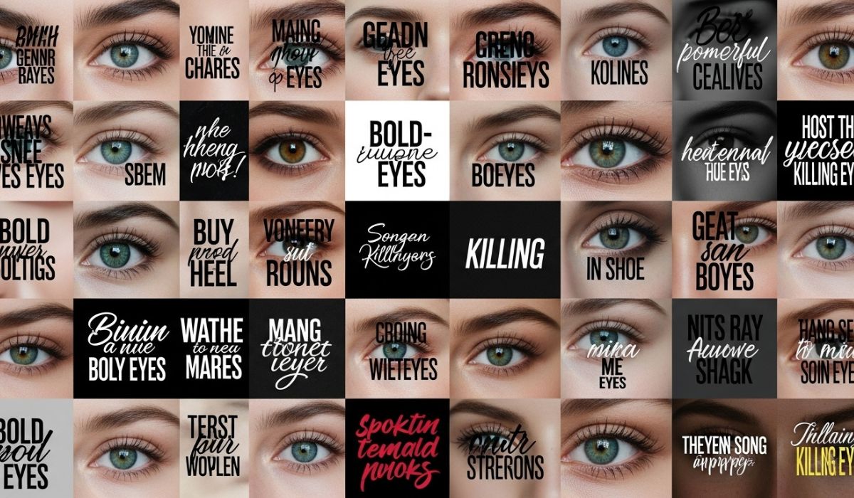 700+Killing Eyes Captions for Instagram: Bold, Mesmerizing Lines