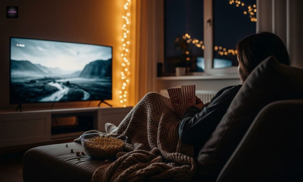 Watching Movie Alone Captions for Instagram