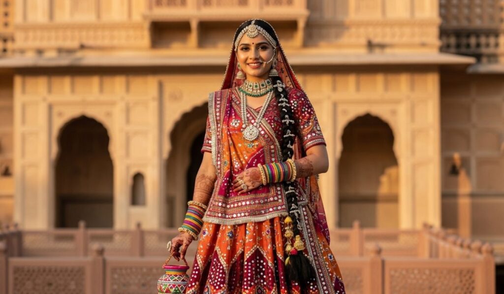 Rajasthani Poshak Captions