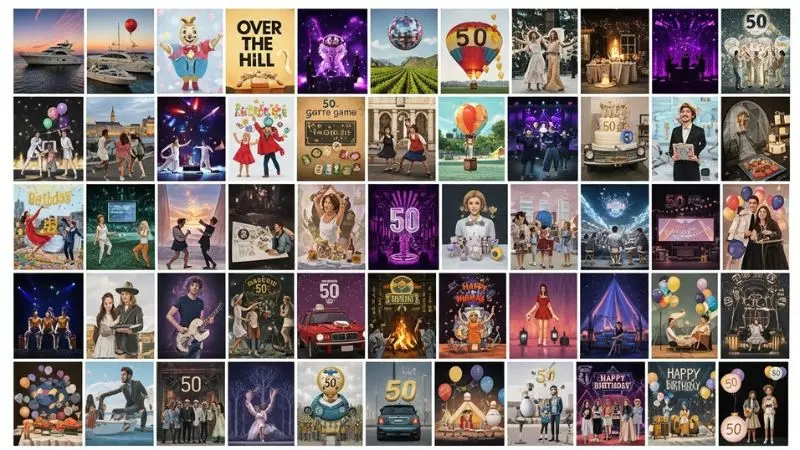 50th Birthday Events Ideas