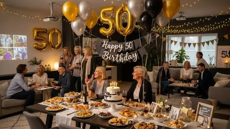 50th Birthday Celebration Ideas at Home