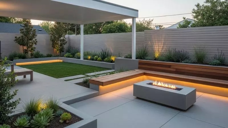 Modern & Simple Backyard Ideas