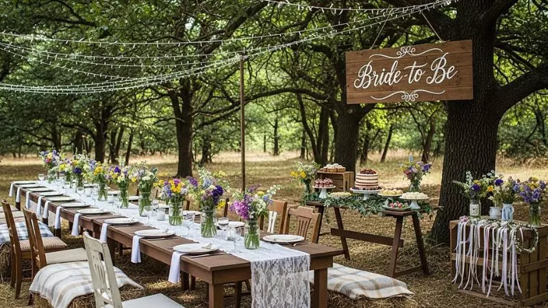Rustic Bridal Shower Ideas