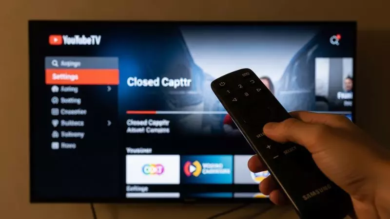 YouTube TV Turn Off Captions Samsung TV