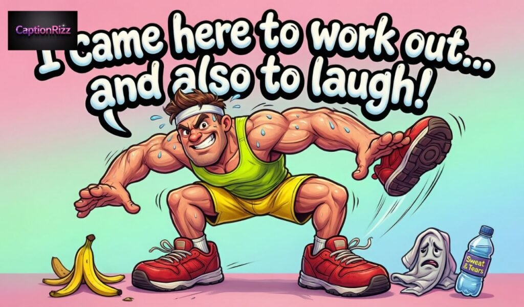 Funny Workout Captions for Instagram