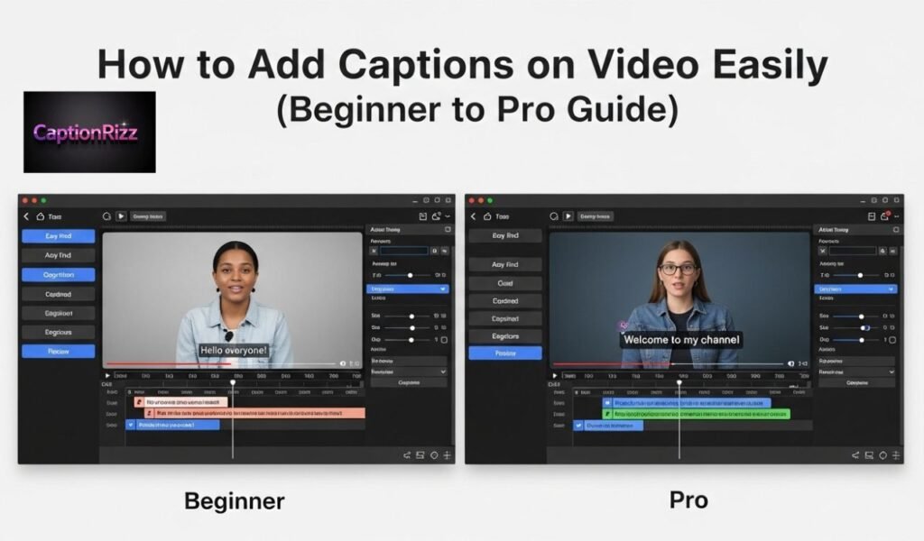 How to Add Captions on Video Easily (Beginner to Pro Guide)