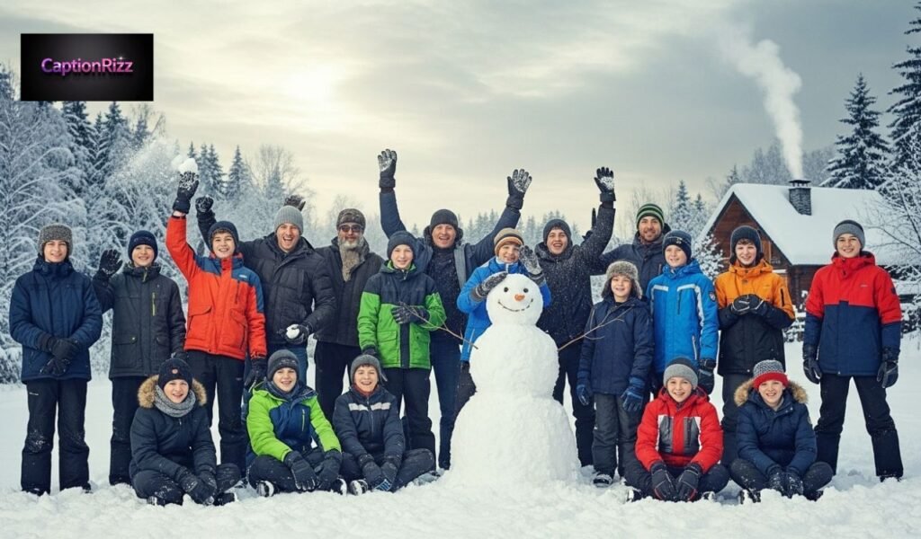 Winter Captions for Boys & Men