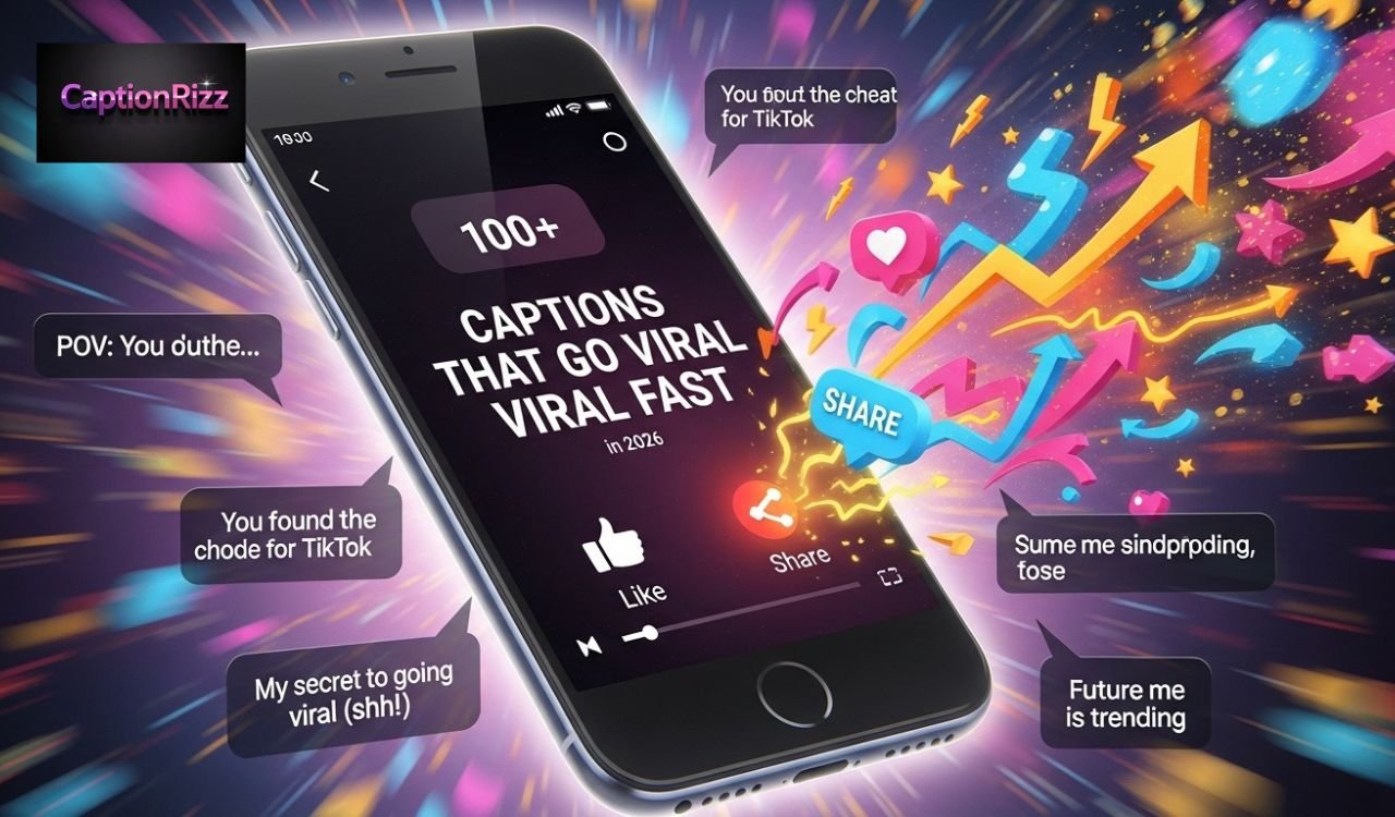 100+ Captions for TikTok That Go Viral Fast in 2026