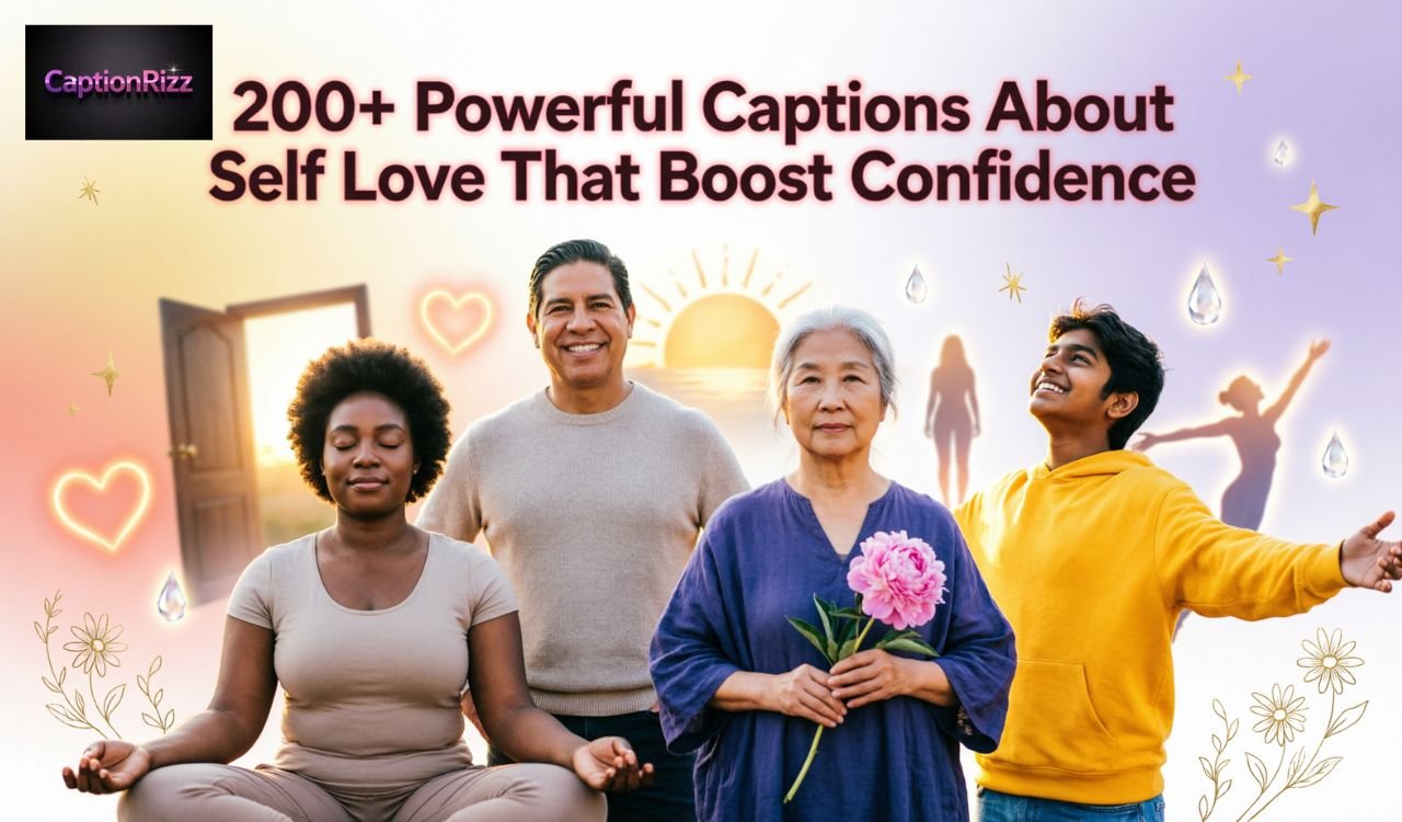 200+ Powerful Captions About Self Love That Boost Confidence