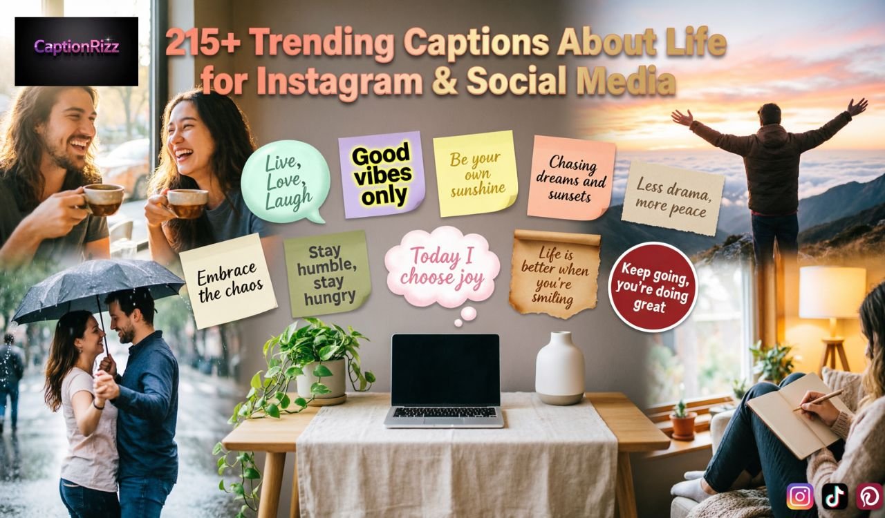 215+ Trending Captions About Life for Instagram & Social Media