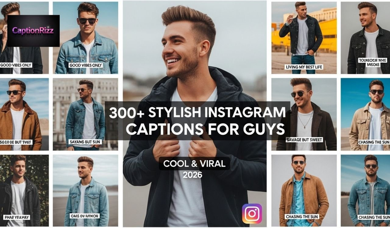 300+ Stylish Instagram Captions for Guys Cool & Viral 2026