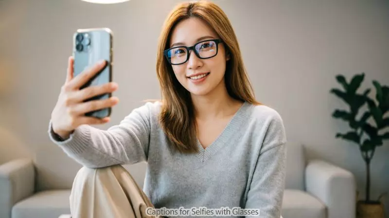 Captions for Selfies with Glasses