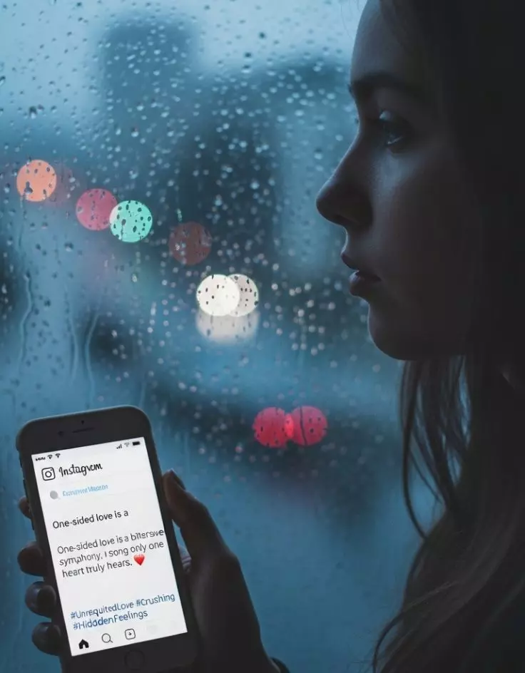 One Side Love Captions for Instagram for Girl