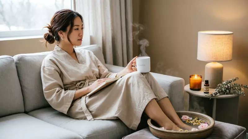 Self Care Feet Captions