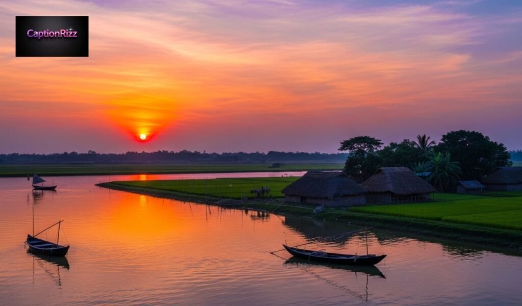 Captions About Sunset in Bengali
