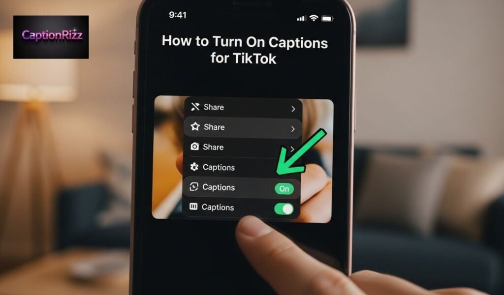 How to Turn On Captions for TikTok