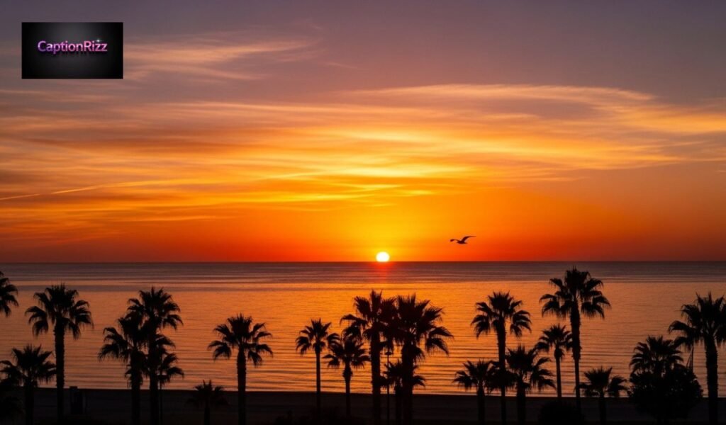 Sunset Short Captions for Instagram