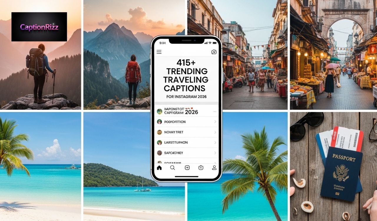 415+ Trending Traveling Captions for Instagram 2026