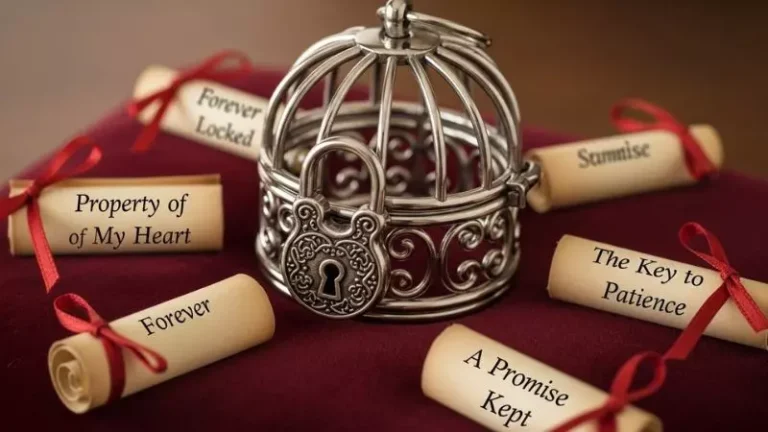 Chastity Cage Captions