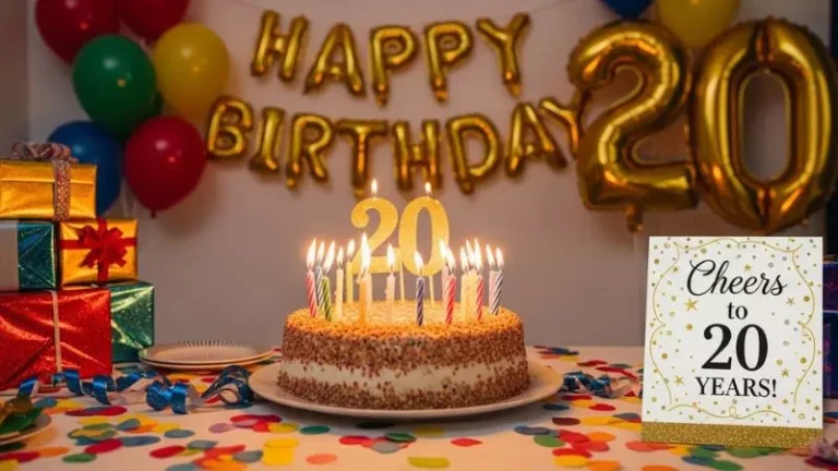 20th Birthday Captions