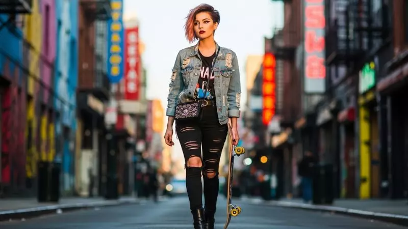 Caption for Stylish Girl