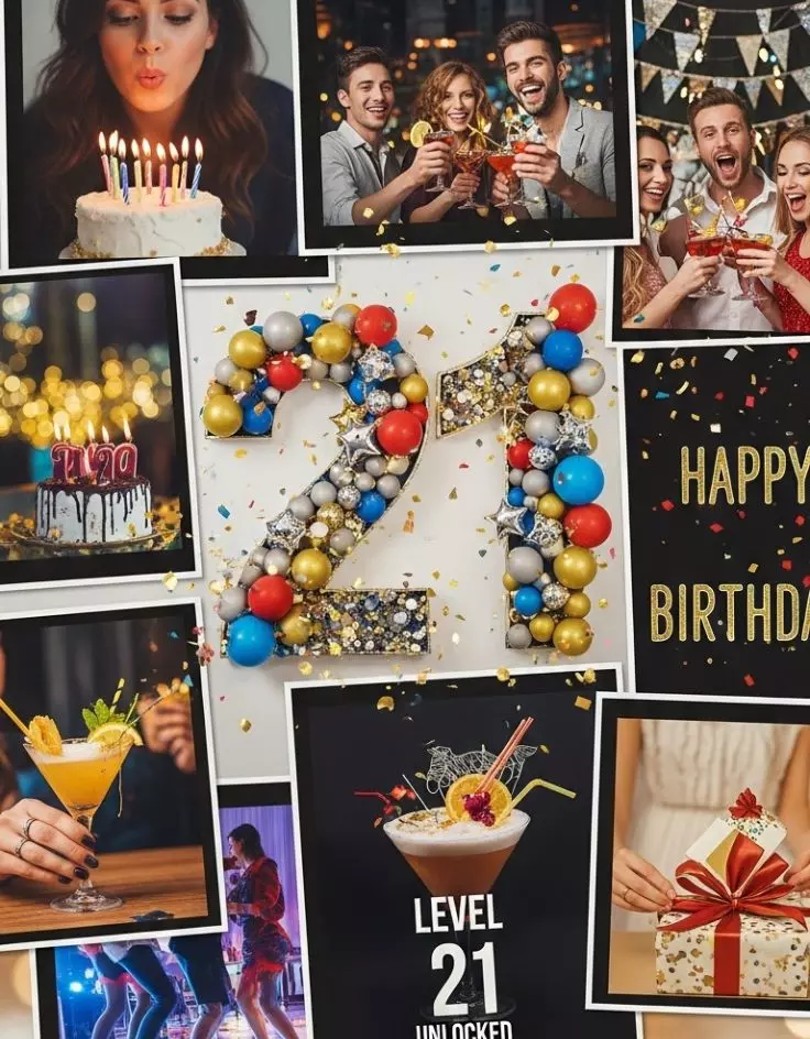 21st Birthday Captions