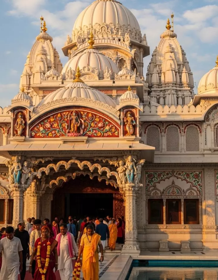 ISKCON Temple Captions