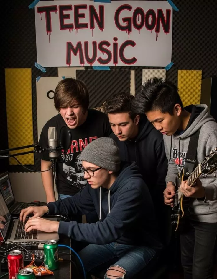 Teen Goon Music Captions