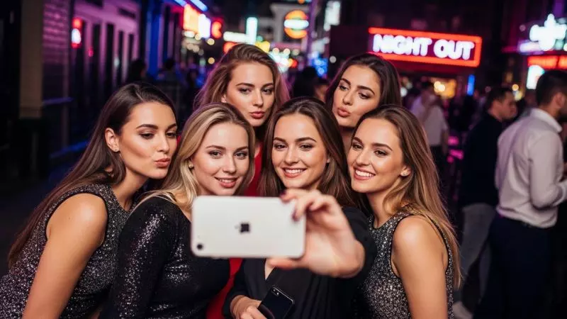 Goonette Captions for Night Out