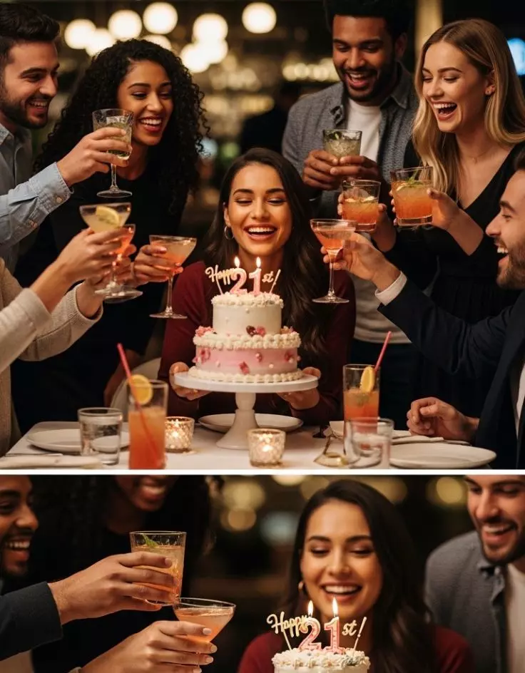 21st Birthday Captions for Friend