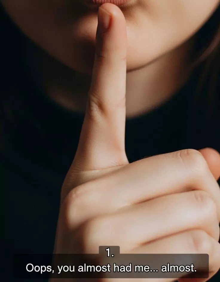 Flirty Tease Denial Captions for Instagram