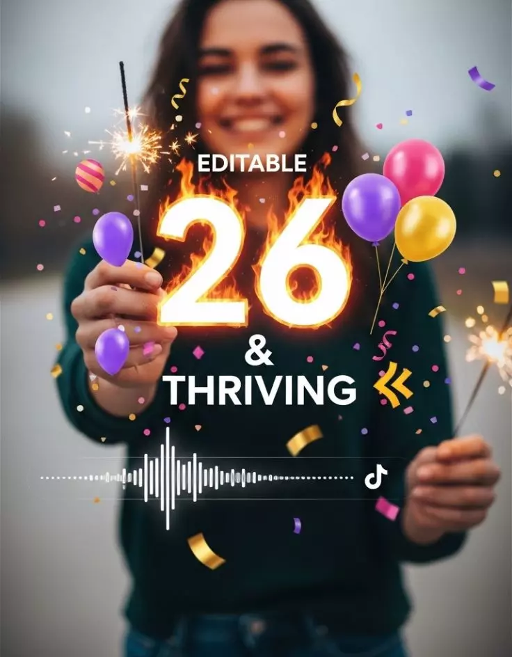 26th Birthday TikTok Captions